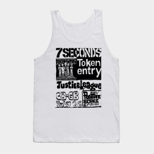 7 Seconds / Token Entry Hardcore Flyer Tank Top